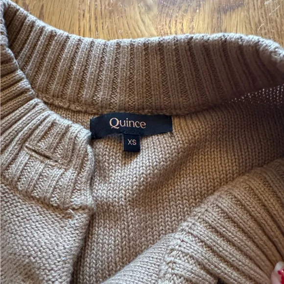 EUC! | Quince 100% Cotton Cardigan in Camel | Size XS - Picture 3 of 6